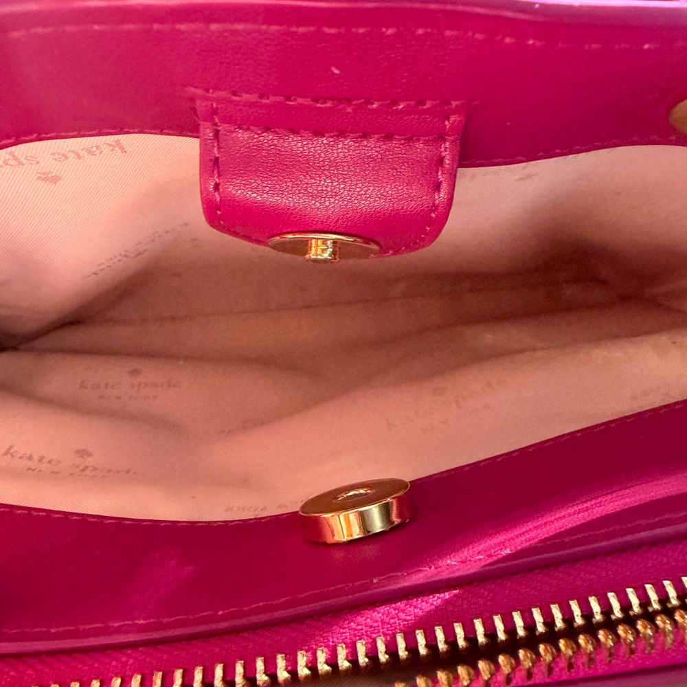 Kate Spade Fuchsia Quilted Shoulder Bag Set - Picture 6 of 10